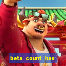 beta count has changed pt br